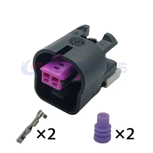 Waterproof IP66 Copper Contact Nylon/ABS Housing 2-Pin Female Camshaft Intake and Exhaust Plug Adapter for Car 15336004 - image 4